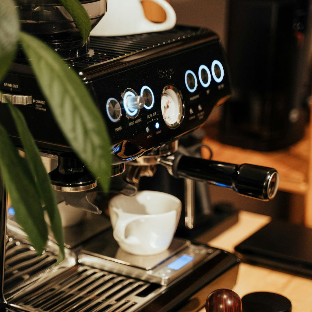 black home espresso machine