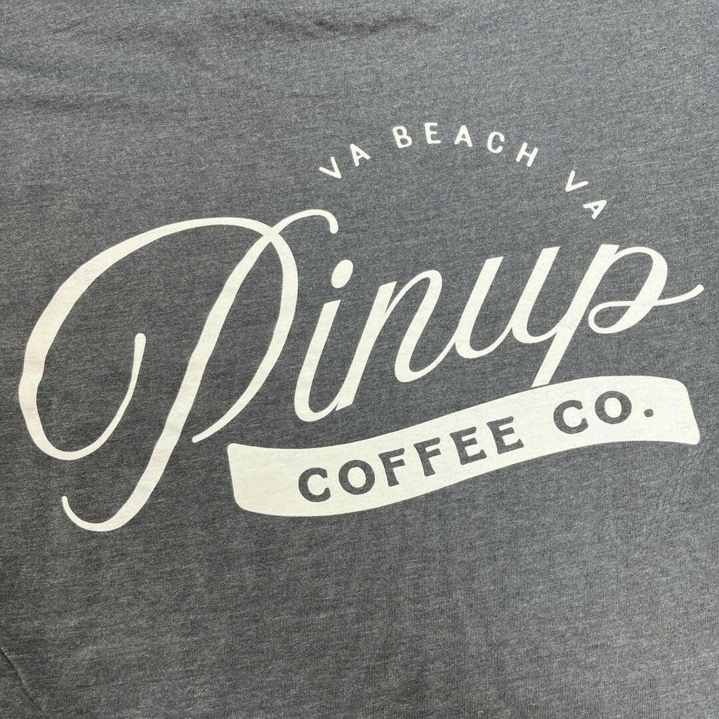 Pinup Coffee Co Logo Tee - White Logo - Pinup Coffee Co