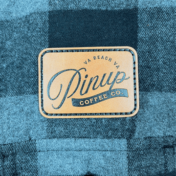 Plaid Flannel Long Sleeve Shirt - Black / Grey - Pinup Coffee Co